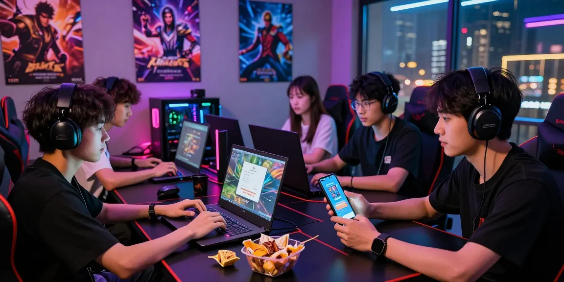 Raja Game login scene with players enjoying online gaming in a lively urban setting.