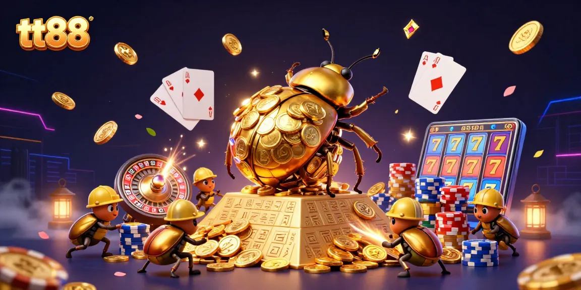 Experience the thrill of tt88 with vibrant gaming elements and dynamic characters in a casino adventure.